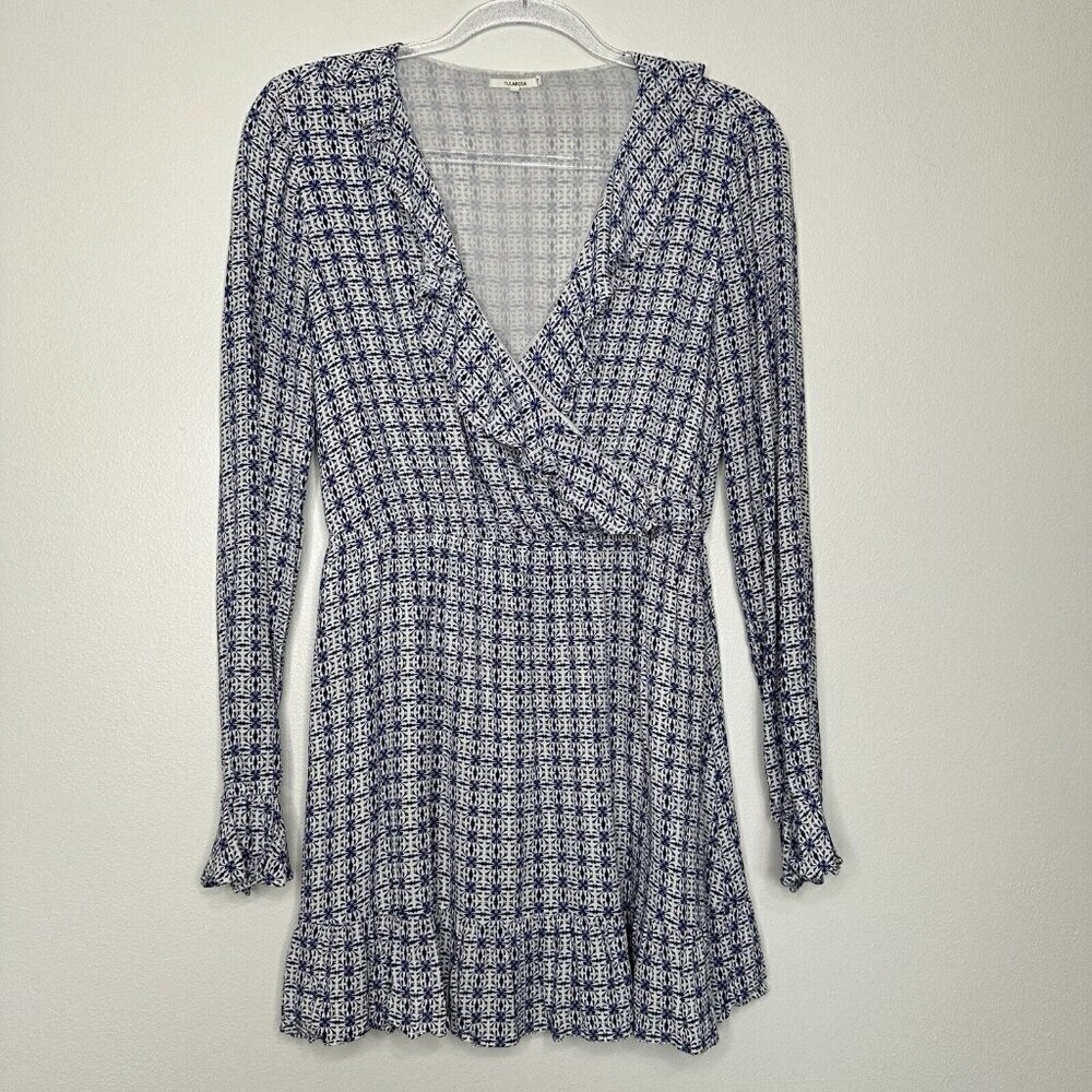 Tularosa x Revolve Ruffle Mini Dress Plaid‎ Small